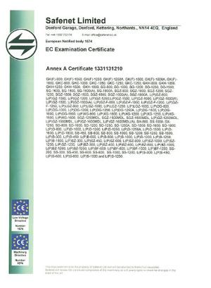 Certificado de examen EC para centrífuga (Página 2)